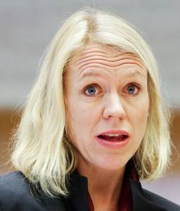 Anniken Huitfeldt, Norges utenriksminister siden 2021. Bilde fra 2009. Foto: Magnus Fröderberg / Wikimedia Commons