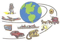 Fremskritt innen transport og kommunikasjon