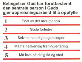 Forutbestemmelse og sentral person