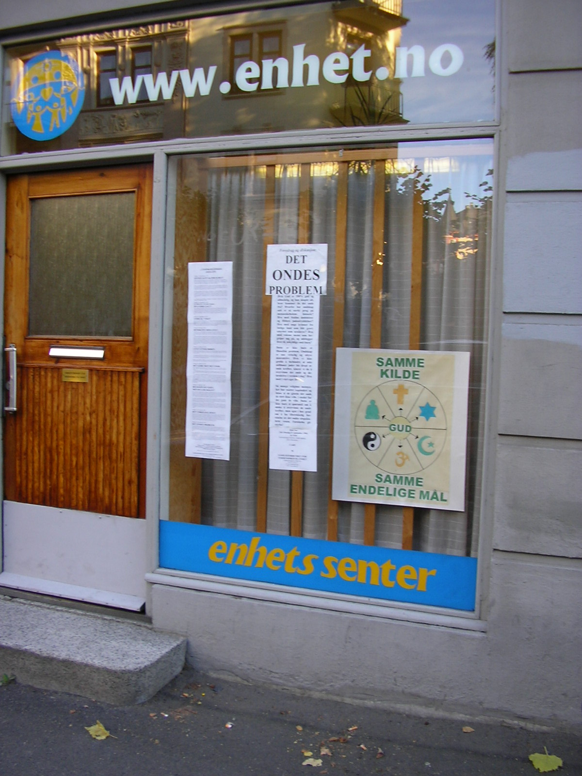 Enhetsbevegelsens lokaler Colbjørnsensgate, Oslo. Bilde fra 2003 Colbjørnsensgate